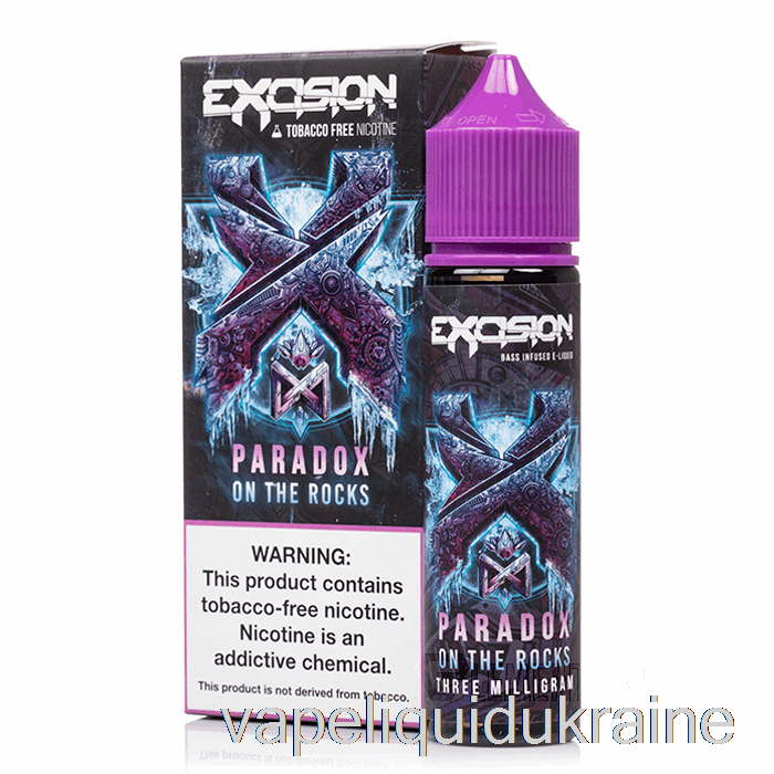 Vape Ukraine Paradox on the Rocks - Excision - Alt Zero - 60mL 0mg